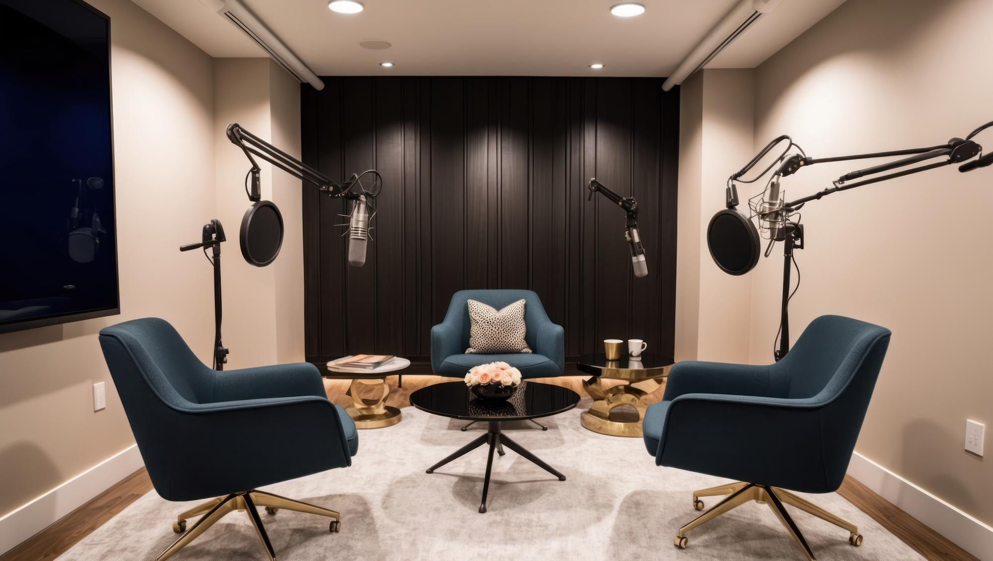 Podcast studio Konnect Studios